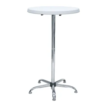 80cm High Top Banquet Bistro White Plastic Folding Cocktail Tables for Sale