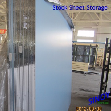 round ,plain,ovel, brevelling silver mirror /mirror glass with double coated paint