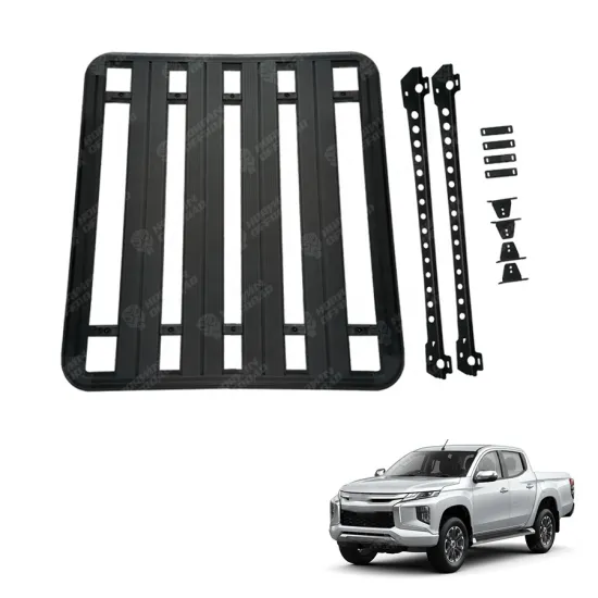 Car Multifunctional Aluminum Flat Rack Luggage Rack Front Basket For Triton L200 2015