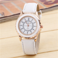 Gold Business Leather Watch for Women