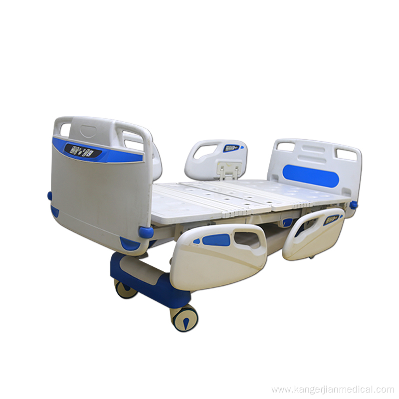 Hospital icu room hospital bed with cpr function medical electric icu beds