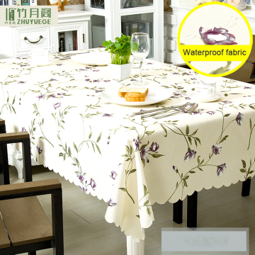 New Design 100% Polyester Dining Tablecloth Print Wedding Table Decoration