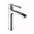 Single handle easy clean bathroom basin faucet