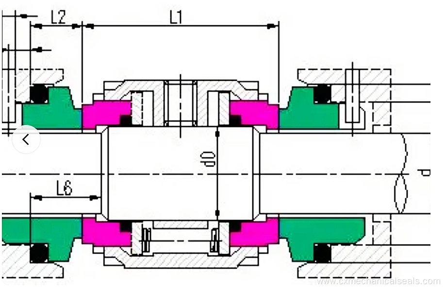 Double Seal H74D Multiple Spring Mechanical Seal