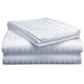 custom luxury white stripe 5-star hotel bedding sets