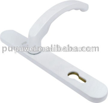 Aluminum alloy pair of door handle lock PVC Door Handles with Door Lock ( 90210301 Casement Door Lock For PVC casement doors)