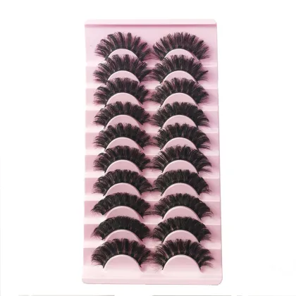 Russian Strip Eyelashes D Curl - Vegan, Cruelty-Free Wholesale Lashes