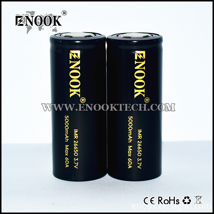 2017 Newest ENOOK 26650 5000mAh Battery