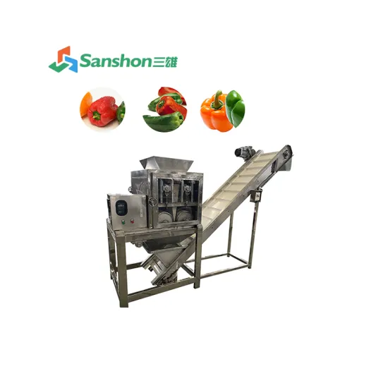 Low-Price Customized Pepper Breaking Machine for Green/Red Pepper Crushing