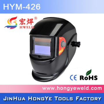 Solar powered Auto darkening TIG welding helmet/argon arc welding mask/grinding helmet