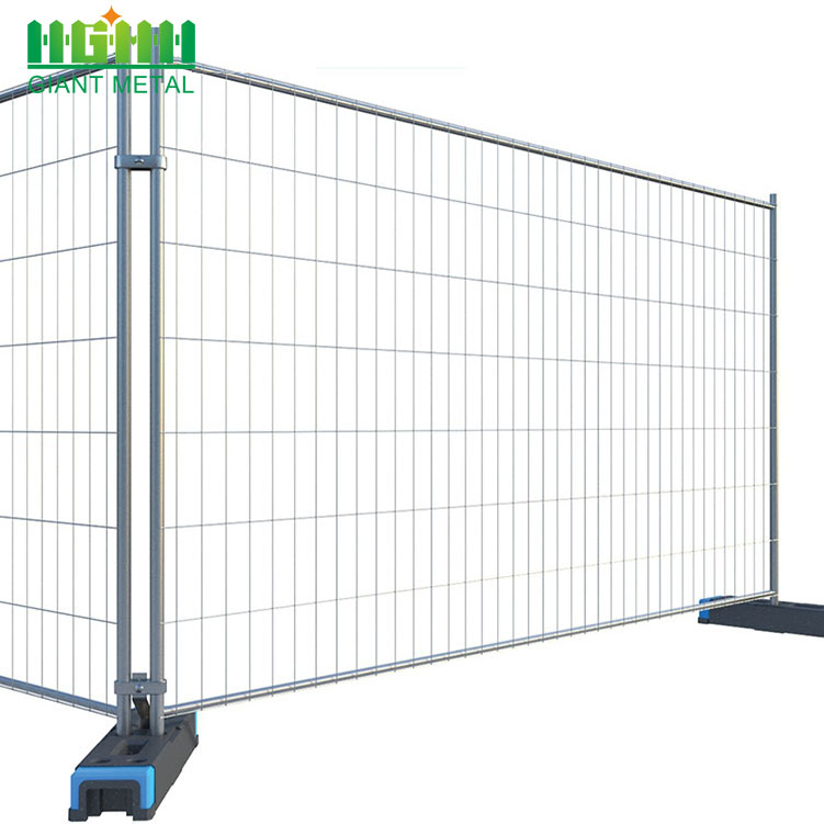 Free Sample PVC/Plastic Feet Removable Temporary Fence