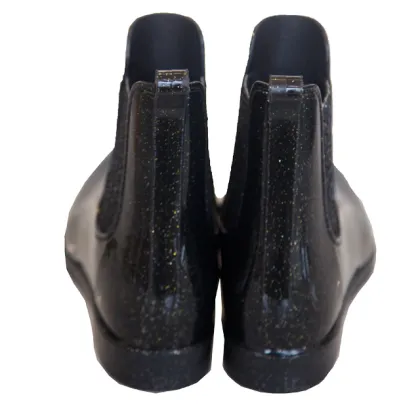 Glossy Gum Rain Boots for Women - PVC Chelsea Boots