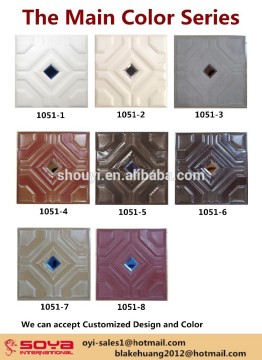 3D house decoration soft leather sandwish wall panel and ceiling panel