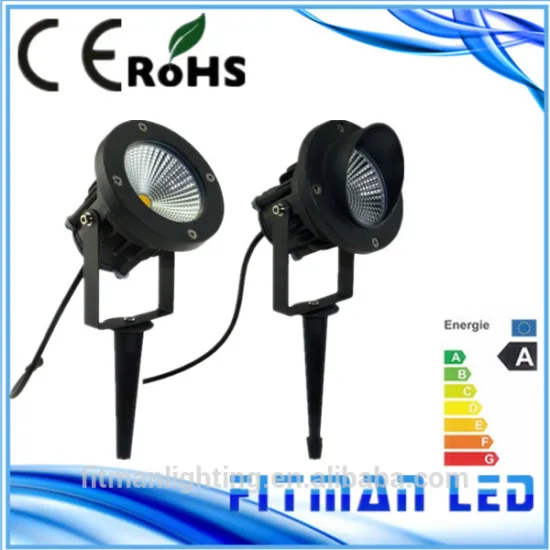 Epistar IP65 12v/220v waterproof 7w cob garden spike led light, outdoor led garden light