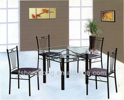 picture of wrought iron furniture / furniture dining table / dining table