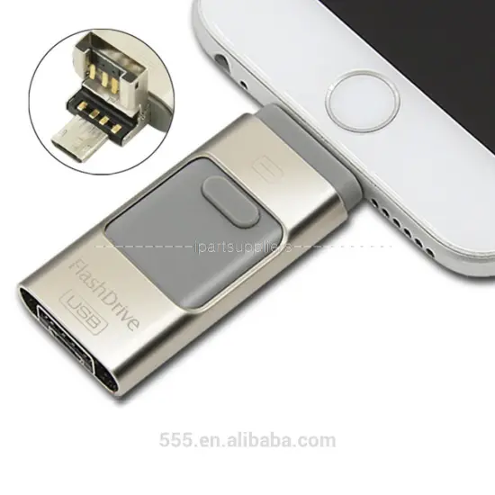 32GB 3 in 1otg usb flash drive for iphone/android/PC
