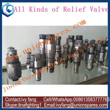 Genuine Excavator PC200-6 (6D102 ) Relief Valve 723-40-56100 Main Control Valve