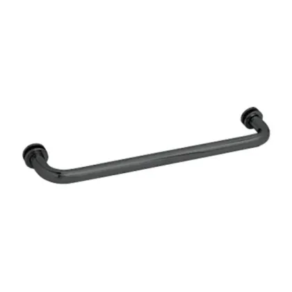 Tubular Single-Sided Glass Mounted Shower Door Towel Bar