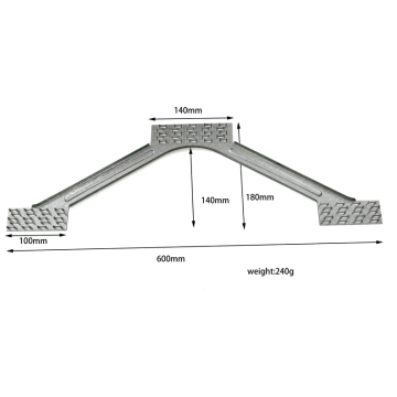 Metal Web Building System for Wood Connectors in Roof Trusses and Joists