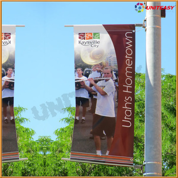 Long Item Advertising Flagpole Display