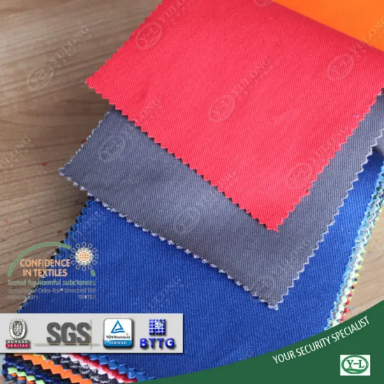 Hight quality Hot sale Oeko-Tex 100 100% cotton fire fighting coverall textile fabric