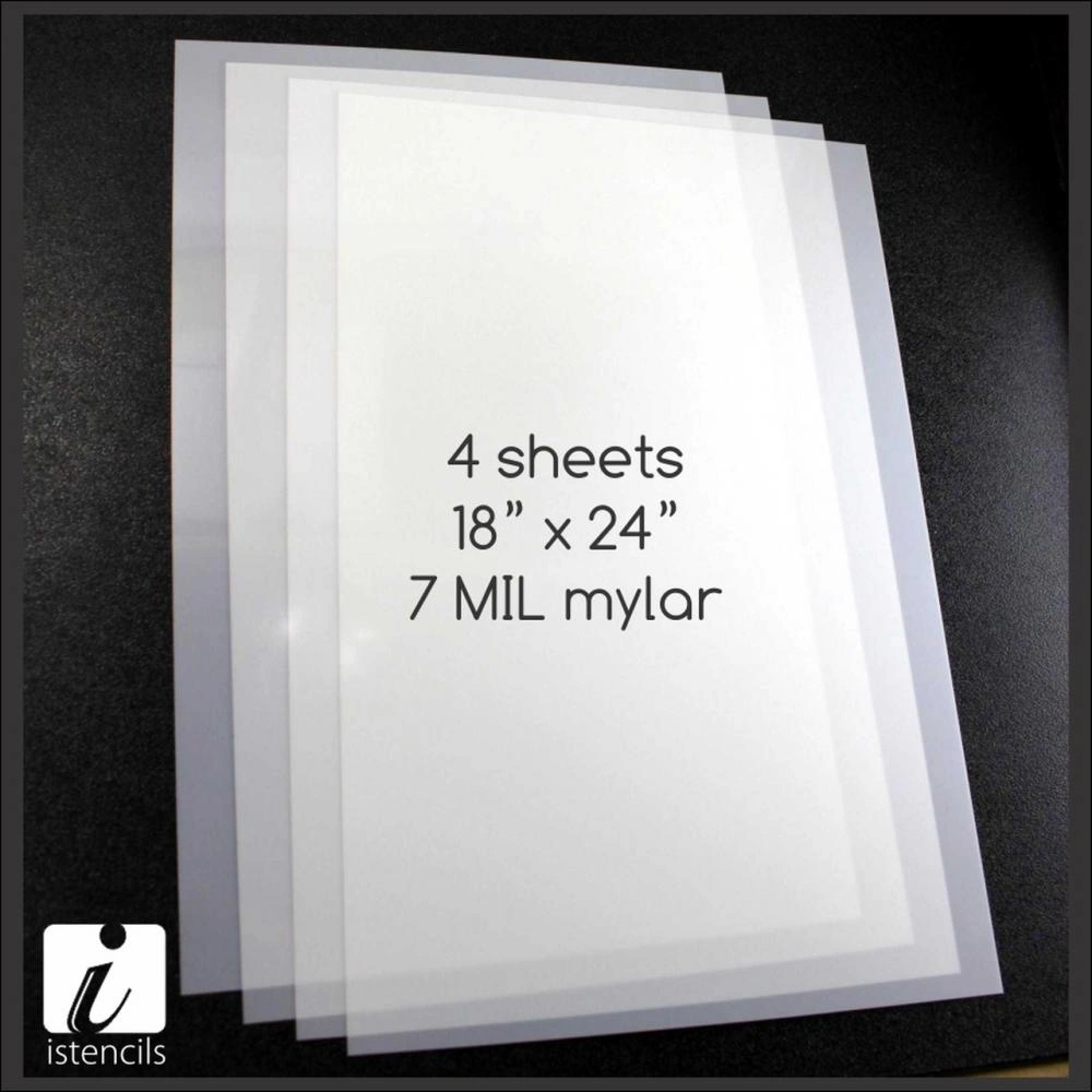 Blank Mylar Sheets A4 Sheets - Cut your own stencils. 125 micron