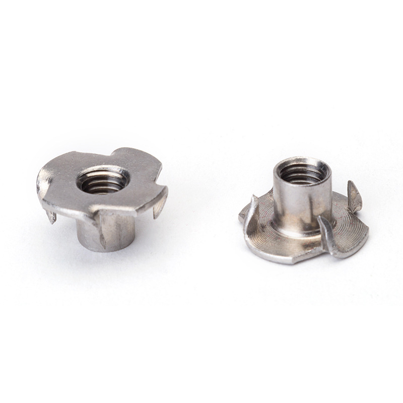 M8 Stainless Steel 4 Claw Furniture T Nut