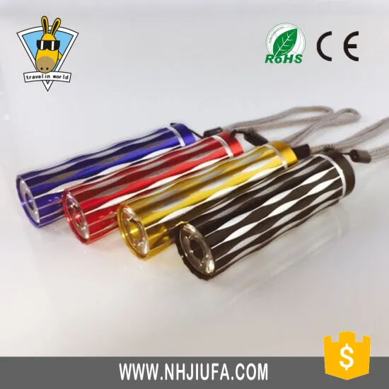 JF Hot Mini Cheap Aluminum LED Flashlight for promotion gift LED flashlight