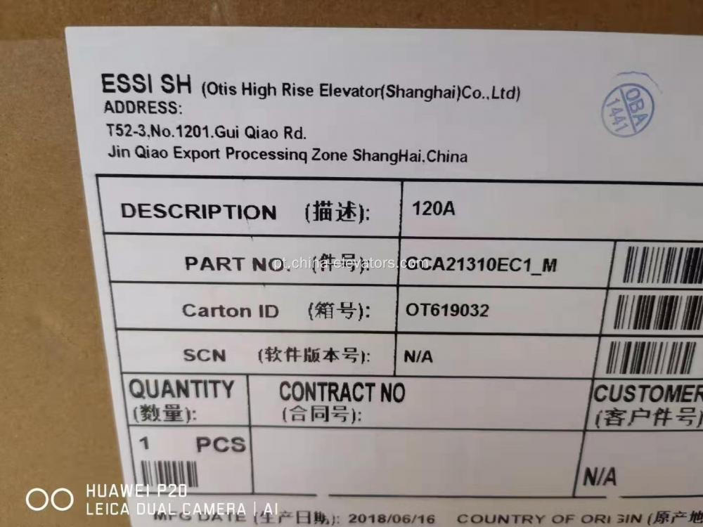 GCA21310EC1_M OVFR02B-412 Inverter para elevadores Otis