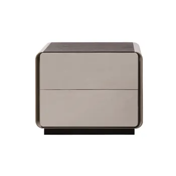 High-Quality Modern Nightstand with 2 Drawers - Bedside Table for Hot Sale