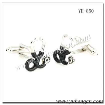 YH-850 Novelty Medical Stethoscope Cufflink