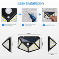 Luzes de parede solar IP65 impermeável com sensor