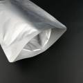 Bolsa de embalaje de material de papel de aluminio con cremallera