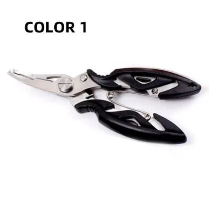Portable Mini Multifunction Stainless Steel Curved Mouth Fish Tools Scissors Cutter Pliers