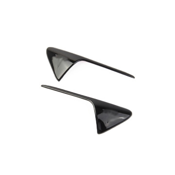 Carbon Fiber Style Matte Black & Bright Black Side Shell Trimming Accessories for Tesla Model 3 & Model Y