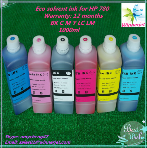 New products 2017 100% Compatible Eco Solvent Ink For Hp 780 Printing Ink For Hp Designjet 8000sr