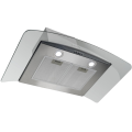 90cm Steel Curved Glass Wall Hood