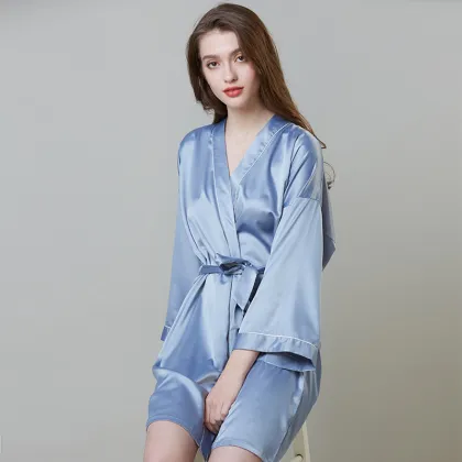 Satin Silk Pajama Set for Weddings & Bridal Sleepwear