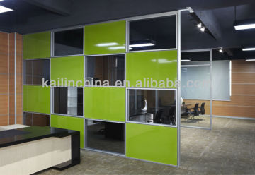 V1080 system 108MM thickness modern design customized OEM factory direct price glass room dividers office partition wall
