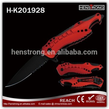 Black Coating Stainless Steel Blade Folding Pocket Knife