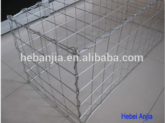 hebei anjia low-carbon iron wire welded mesh gabion box