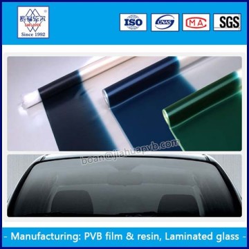 PVB film manufacturer of shade green for windshield glass to refuse PVB film scrap