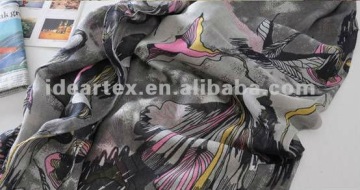 customize-made design Printed Chiffon For Scarf and Lady Dress