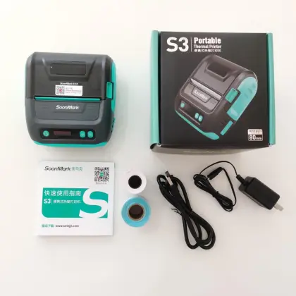 3 inch bluetooth wireless handheld Barcode Label Printer