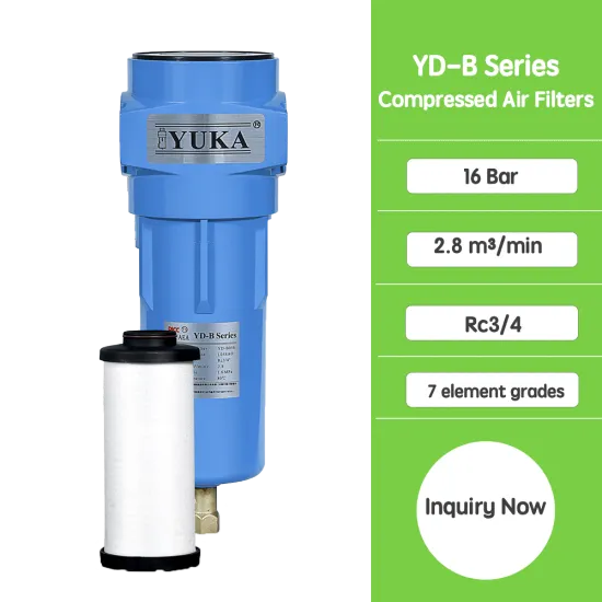 YD-B058 dust air filters for adsorption dryer