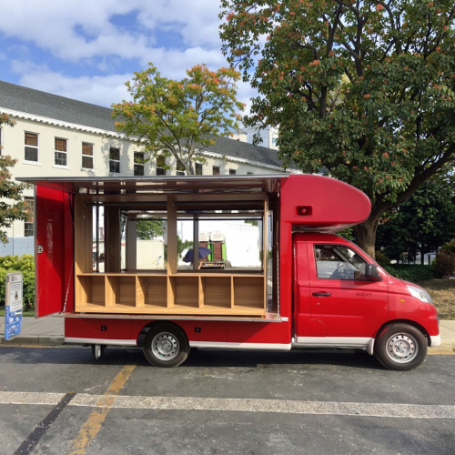 شاحنة مزدوجة للأغذية الخفيفة متعددة الوظائف مخصصة للملابس