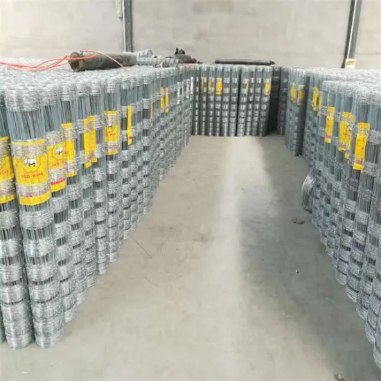 animal farm fence hot dipped galvanized fixed knot woven wire fence wire mesh