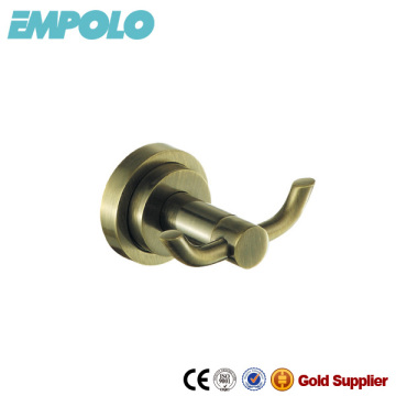Round Shape Double Stainless Steel Coat Cloth Hooks 726 04B