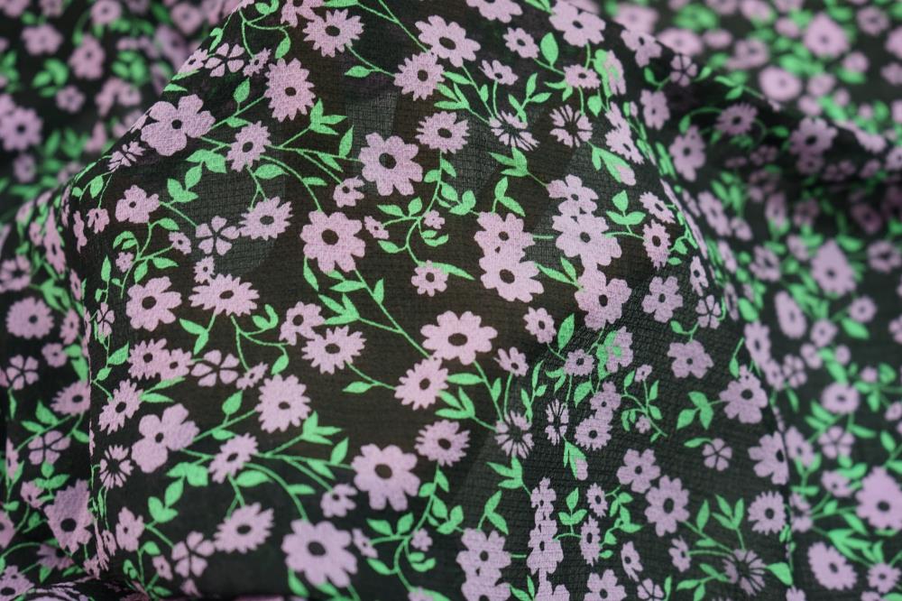 Spandex Chiffon Print Fabric
