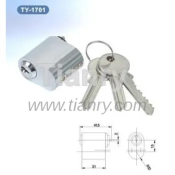 Simple Style Oval Brass Lock Cylinder TY-1701